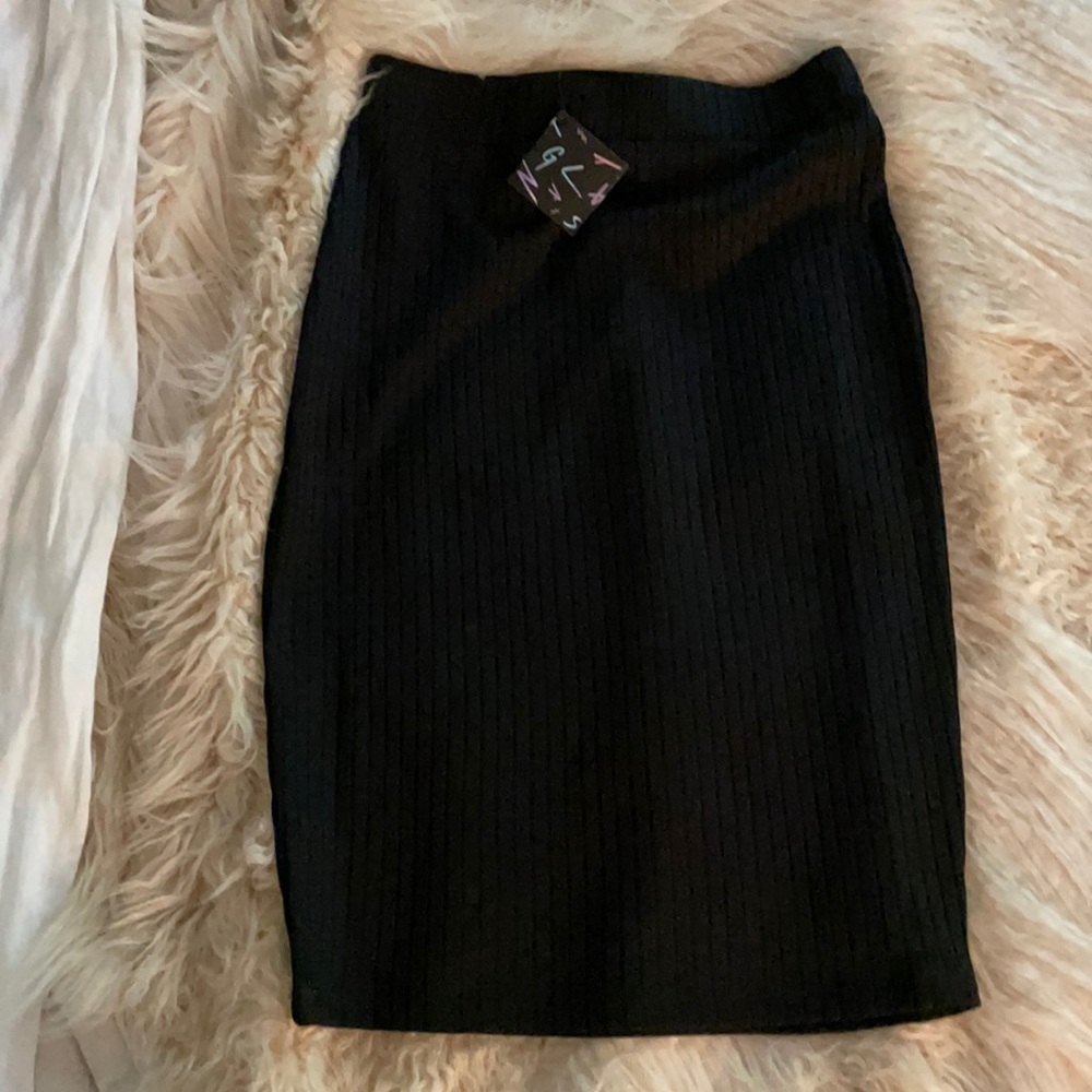 Nasty gal ribbed skirt